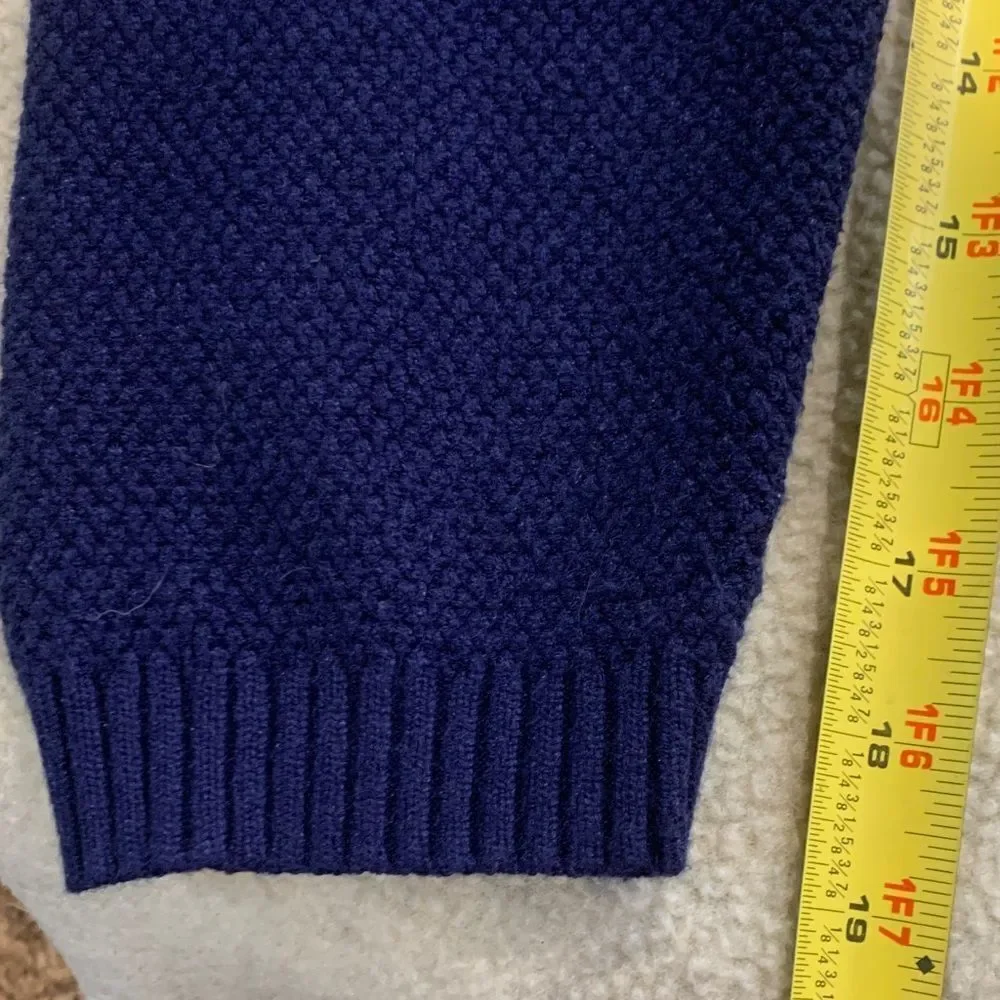 MEROKEETY, ladies, Large  Navy Blue Sweater